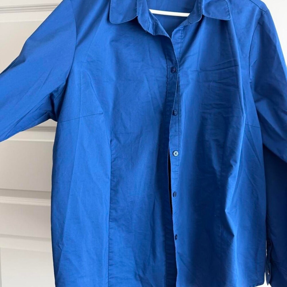George blue button-up shirt in size 3XL #workwear #professional